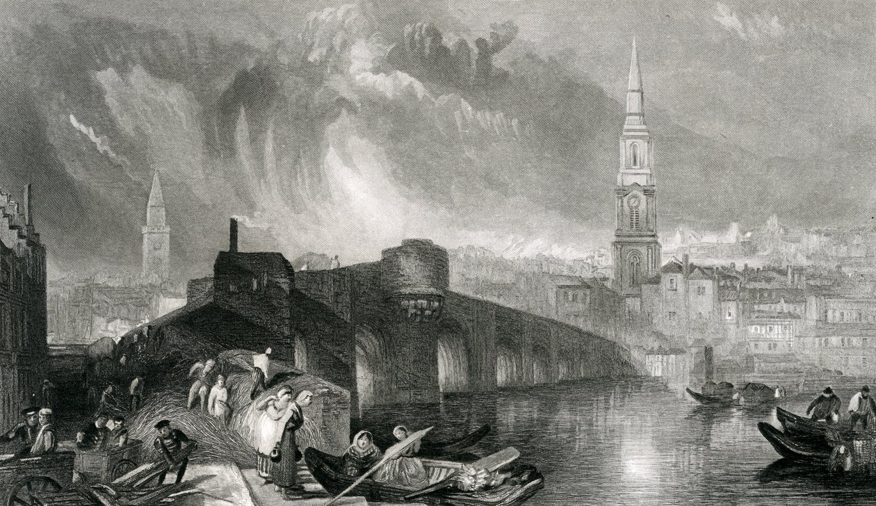 Inverness, gravado por W. Miller, 1836 de Joseph Mallord William Turner
