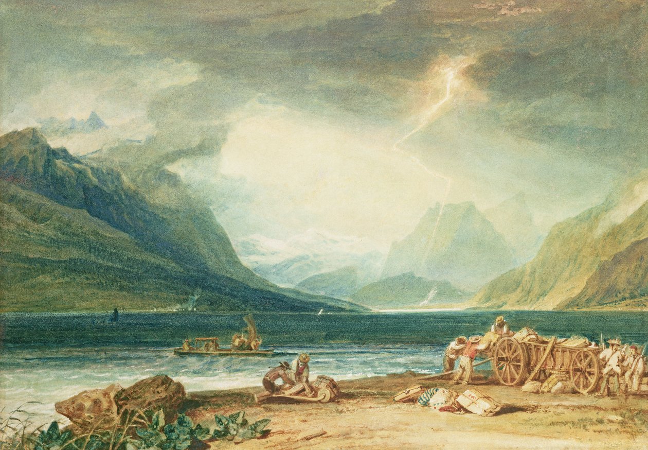 Lago Thun de Joseph Mallord William Turner