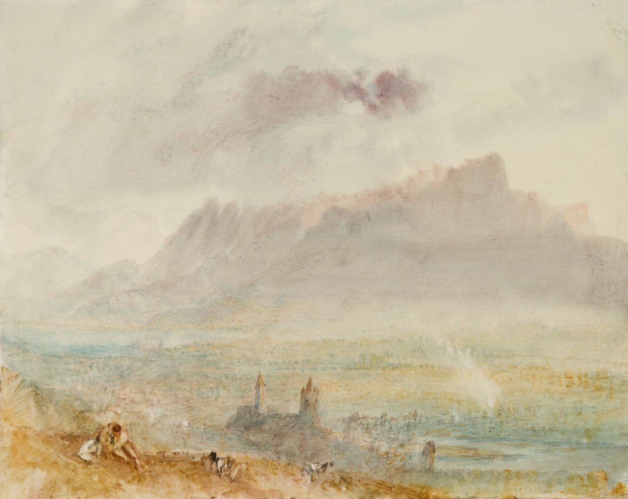 Lago Thun, c.1838 de Joseph Mallord William Turner