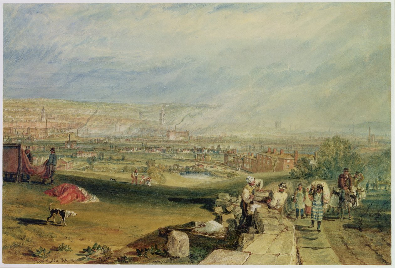 Leeds (wc em papel tufado) de Joseph Mallord William Turner