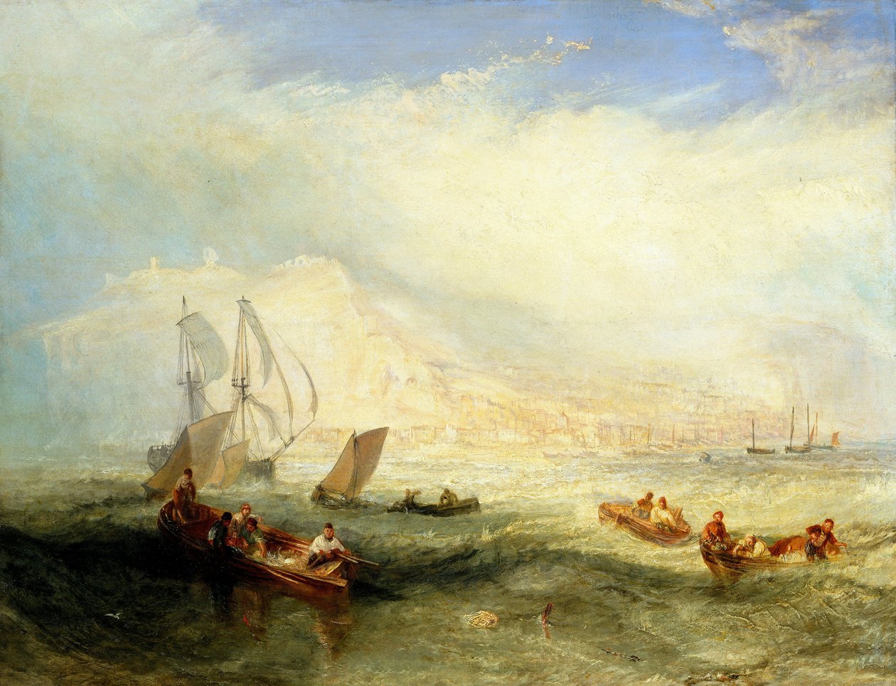 Pesca de linha, fora de Hastings de Joseph Mallord William Turner