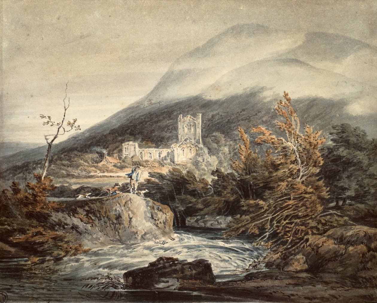 Llanthony Abbey, Monmouthshire de Joseph Mallord William Turner