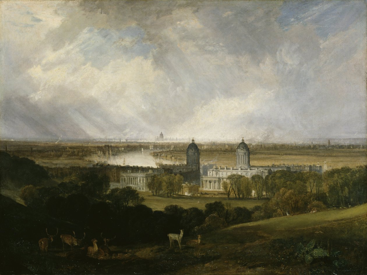 Londres a partir do Greenwich Park de Joseph Mallord William Turner