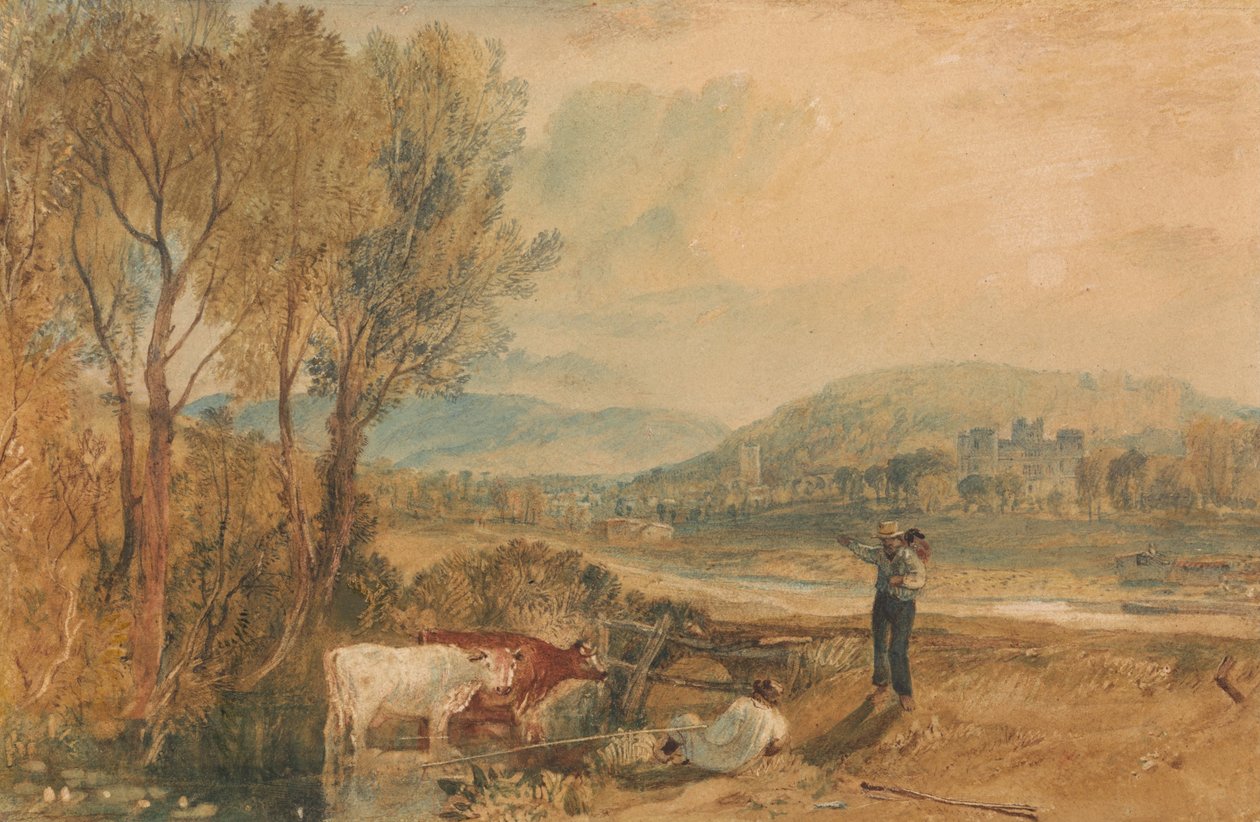 Castelo de Lulworth, Dorset de Joseph Mallord William Turner