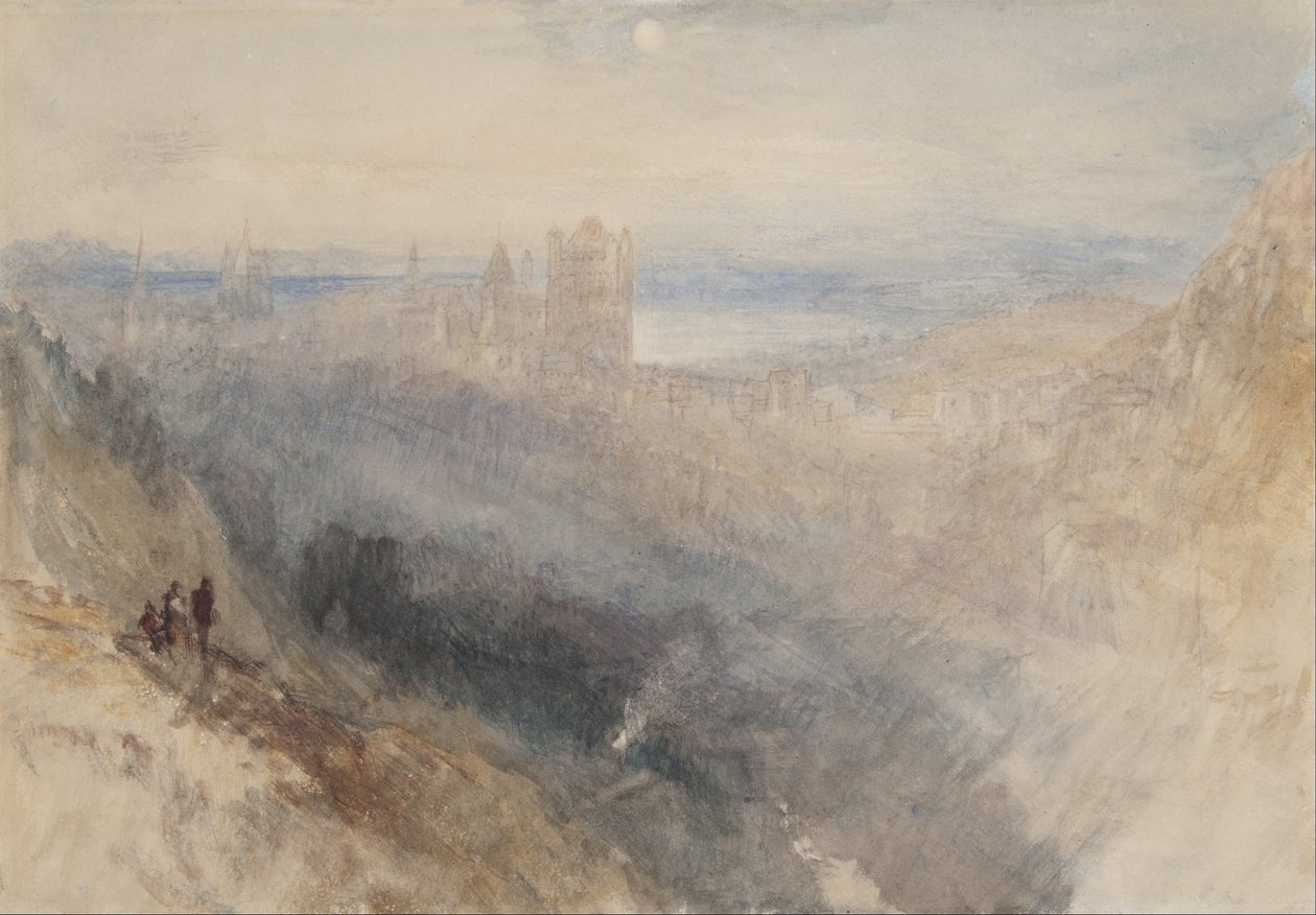 Lua sobre Lausanne de Joseph Mallord William Turner