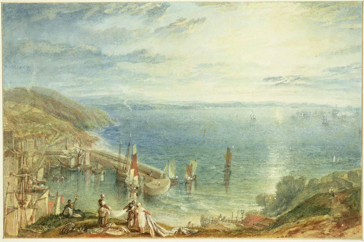 No.1790 Torbay de Brixham, c.1816-17 de Joseph Mallord William Turner