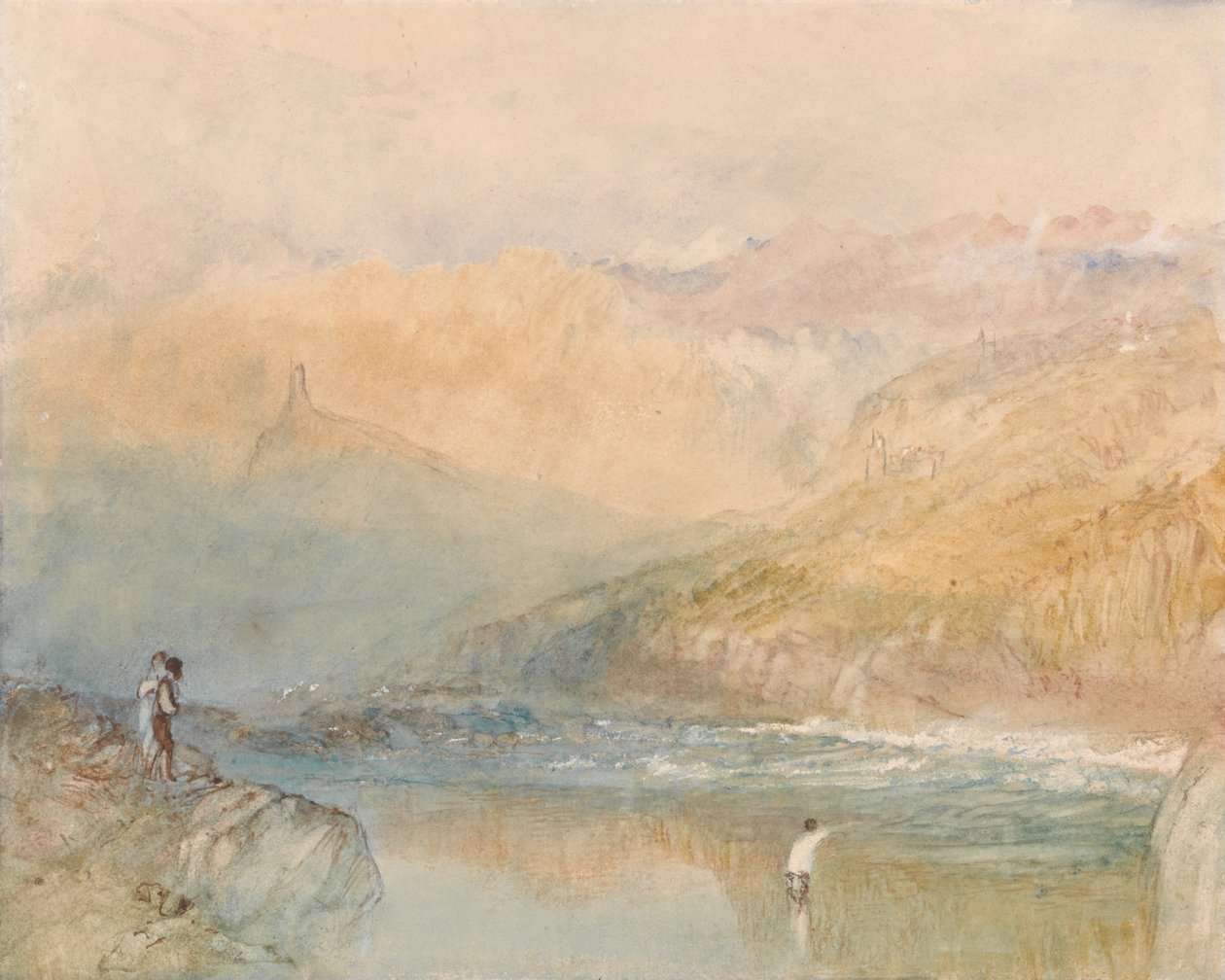 No Mosell, perto de Traben Trarbach de Joseph Mallord William Turner