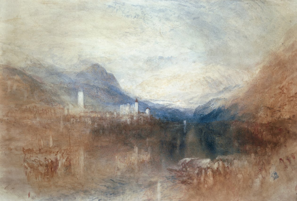 Pallanza, o Lago Maggiore de Joseph Mallord William Turner