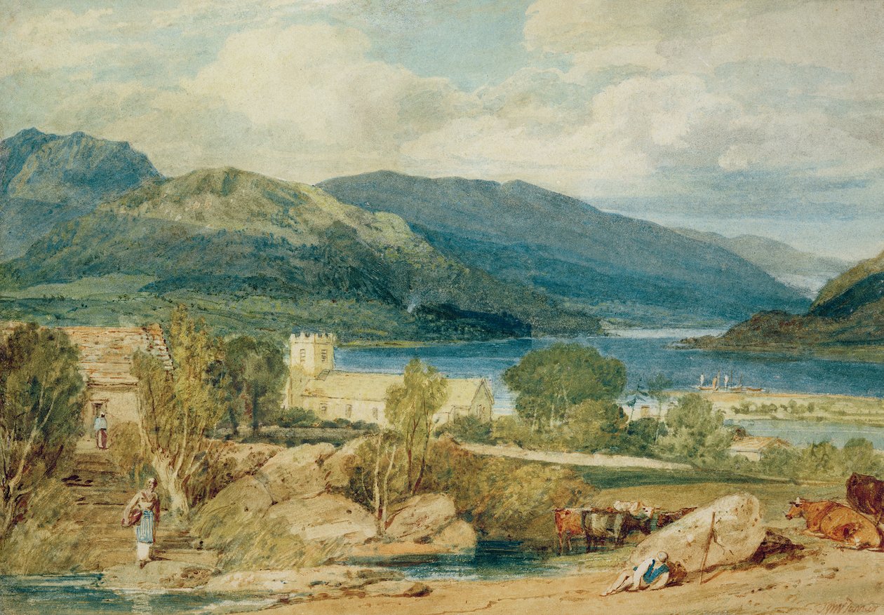 Patterdale (wc com caneta no papel) de Joseph Mallord William Turner