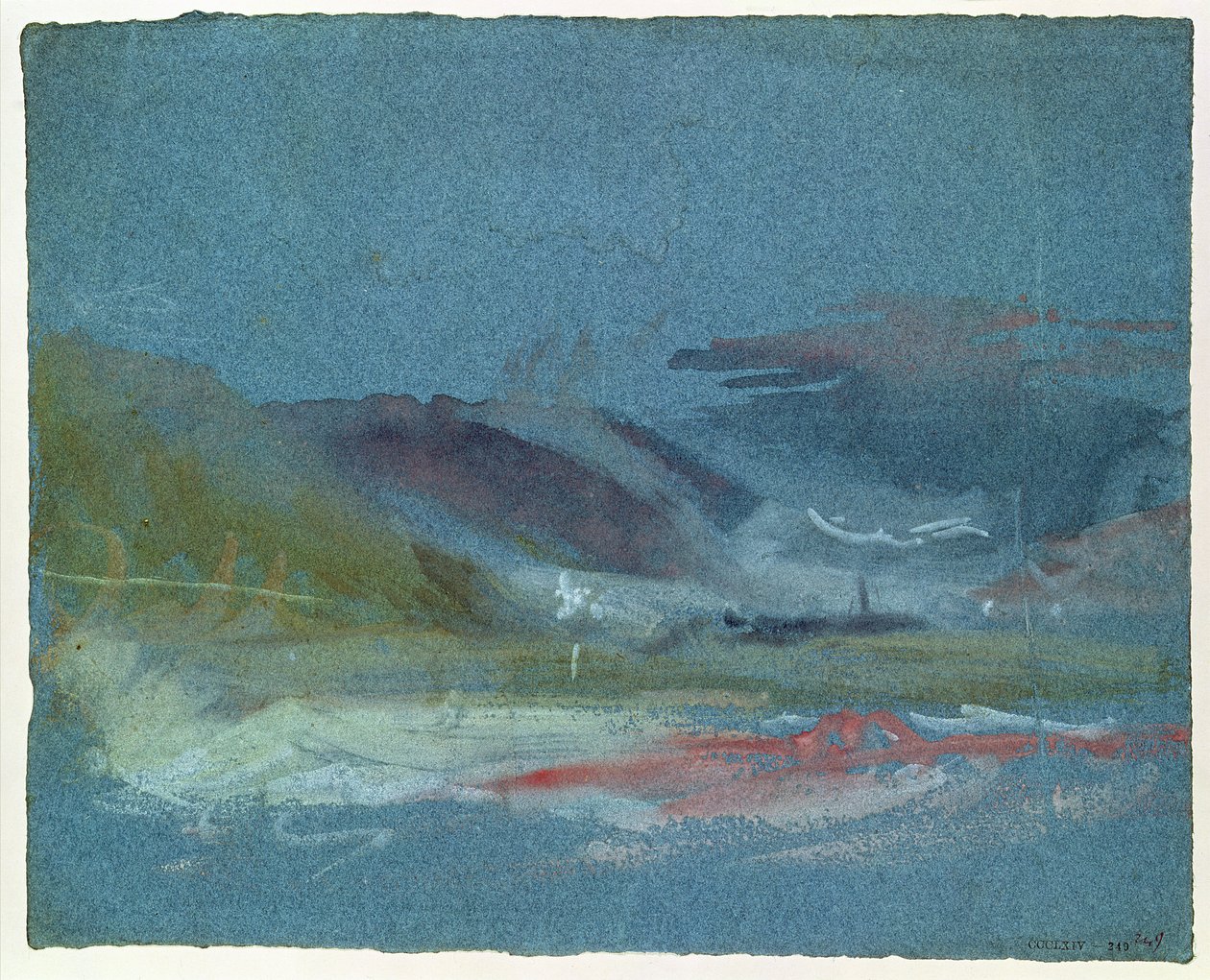 Margem do rio, c.1830 de Joseph Mallord William Turner