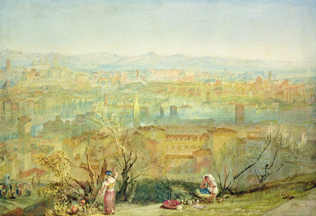 Roma a partir de San Pietro de Joseph Mallord William Turner