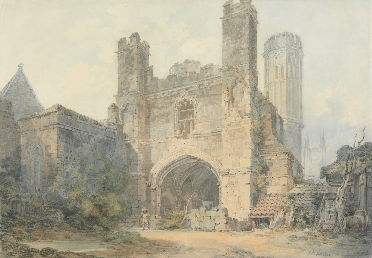 Portão de Santo Agostinho, Canterbury de Joseph Mallord William Turner