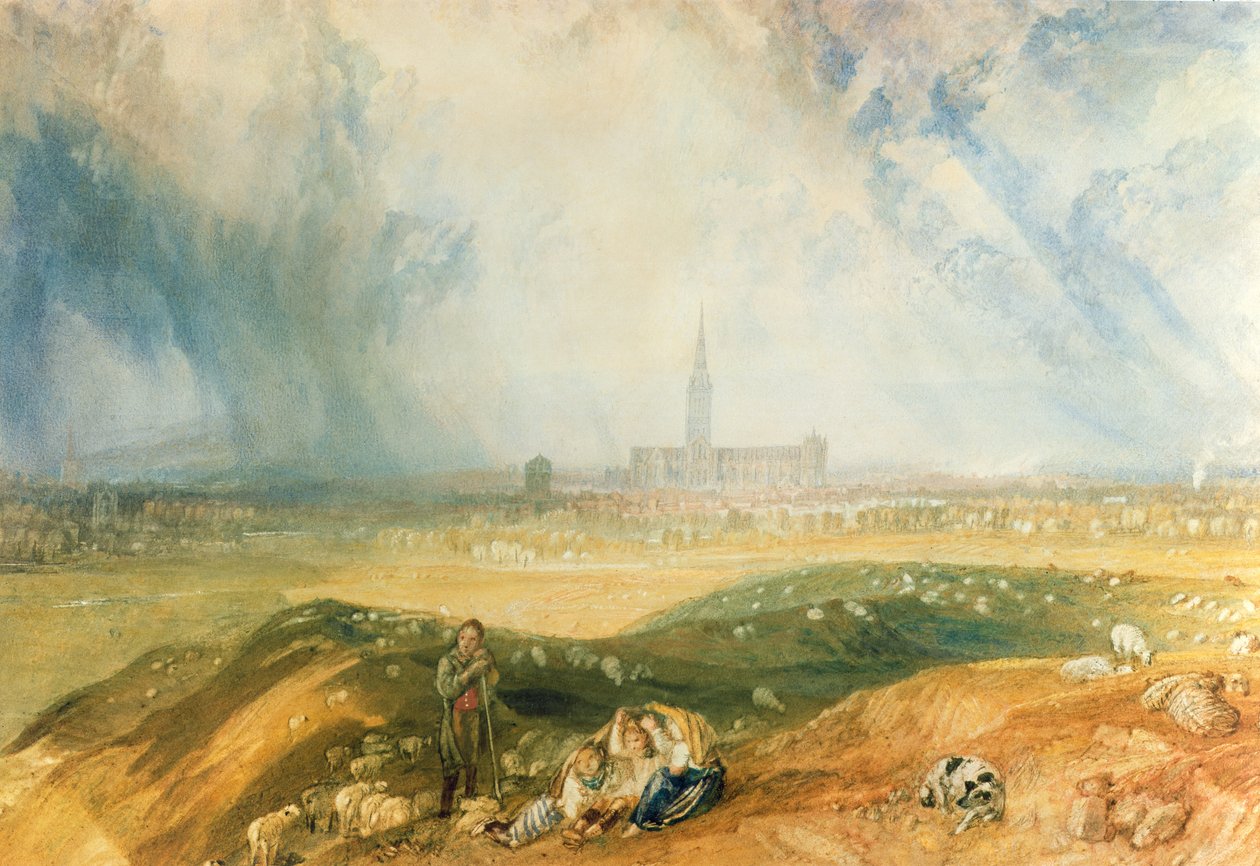Catedral de Salisbury de Joseph Mallord William Turner
