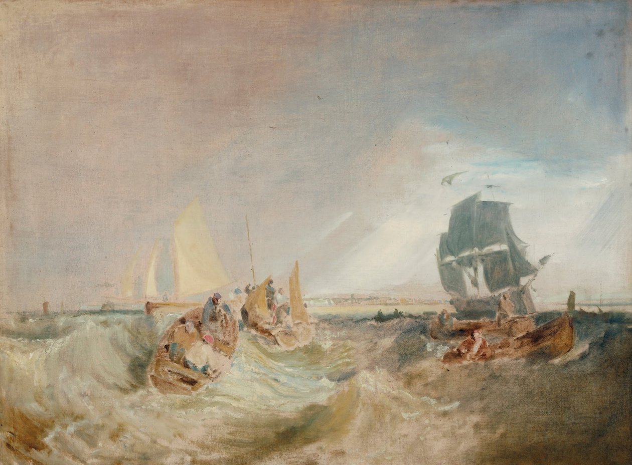 Envio na boca do Tamisa de Joseph Mallord William Turner