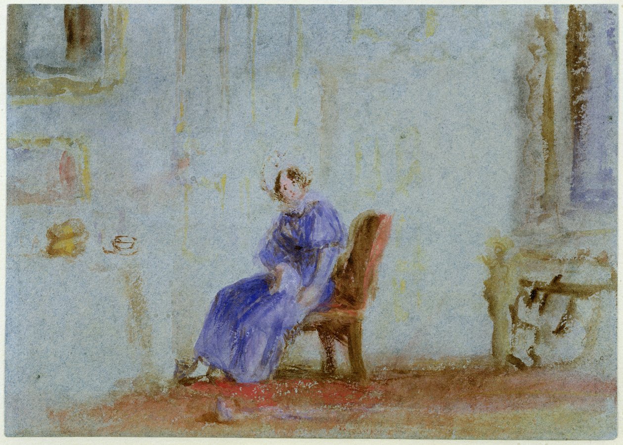 Leite Derramado, c.1828 de Joseph Mallord William Turner