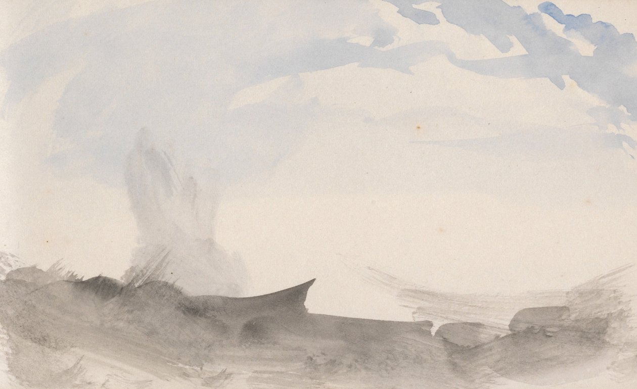 O caderno de desenhos do canal de Joseph Mallord William Turner