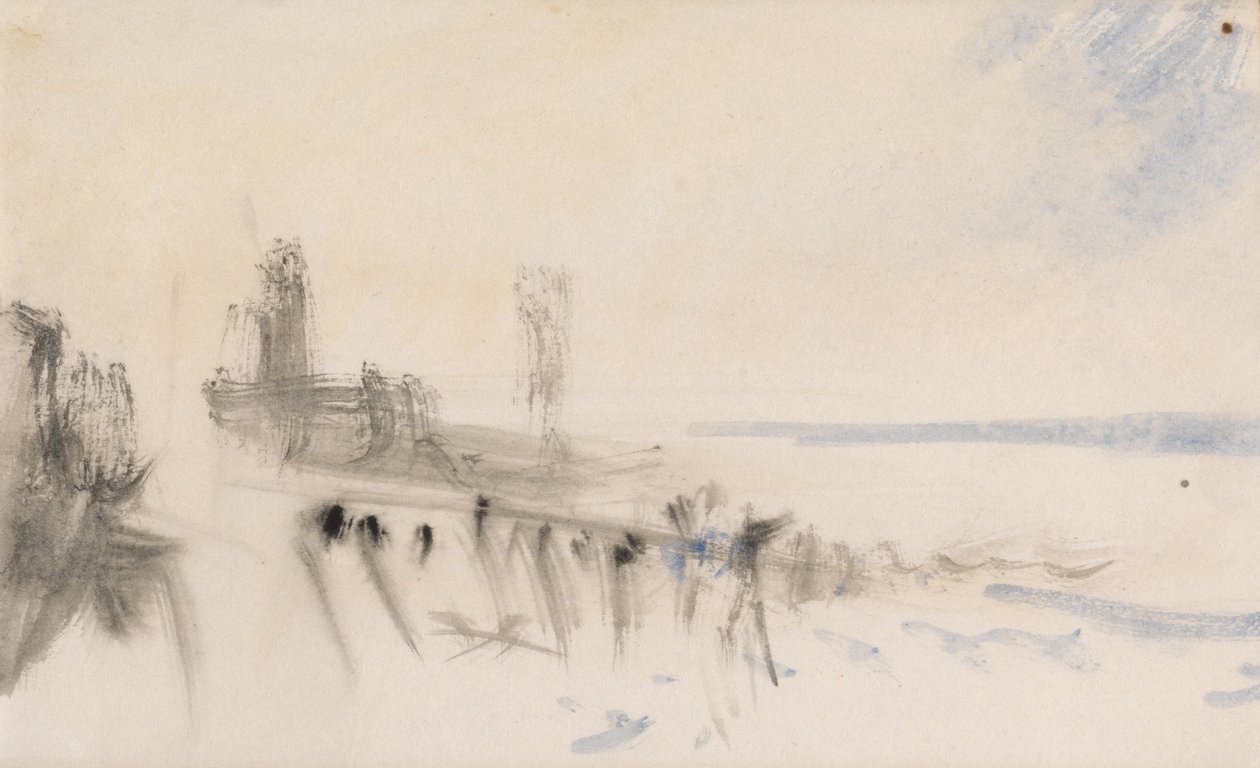 O caderno de desenhos do canal de Joseph Mallord William Turner