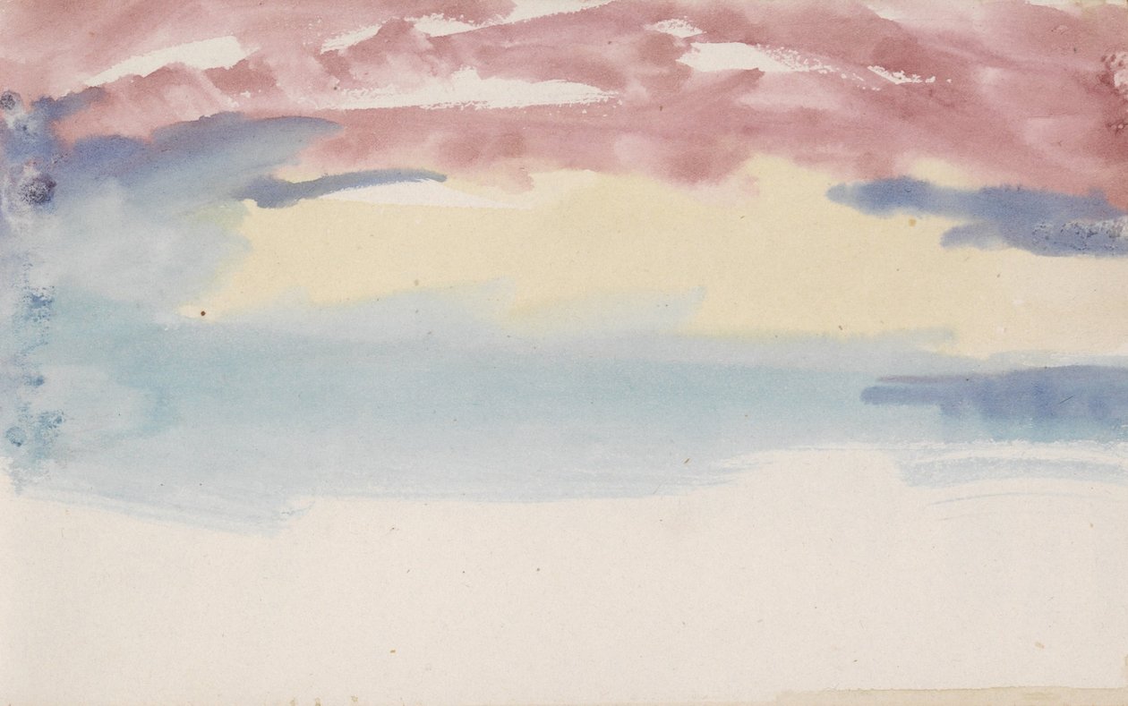 O caderno de desenhos do canal de Joseph Mallord William Turner
