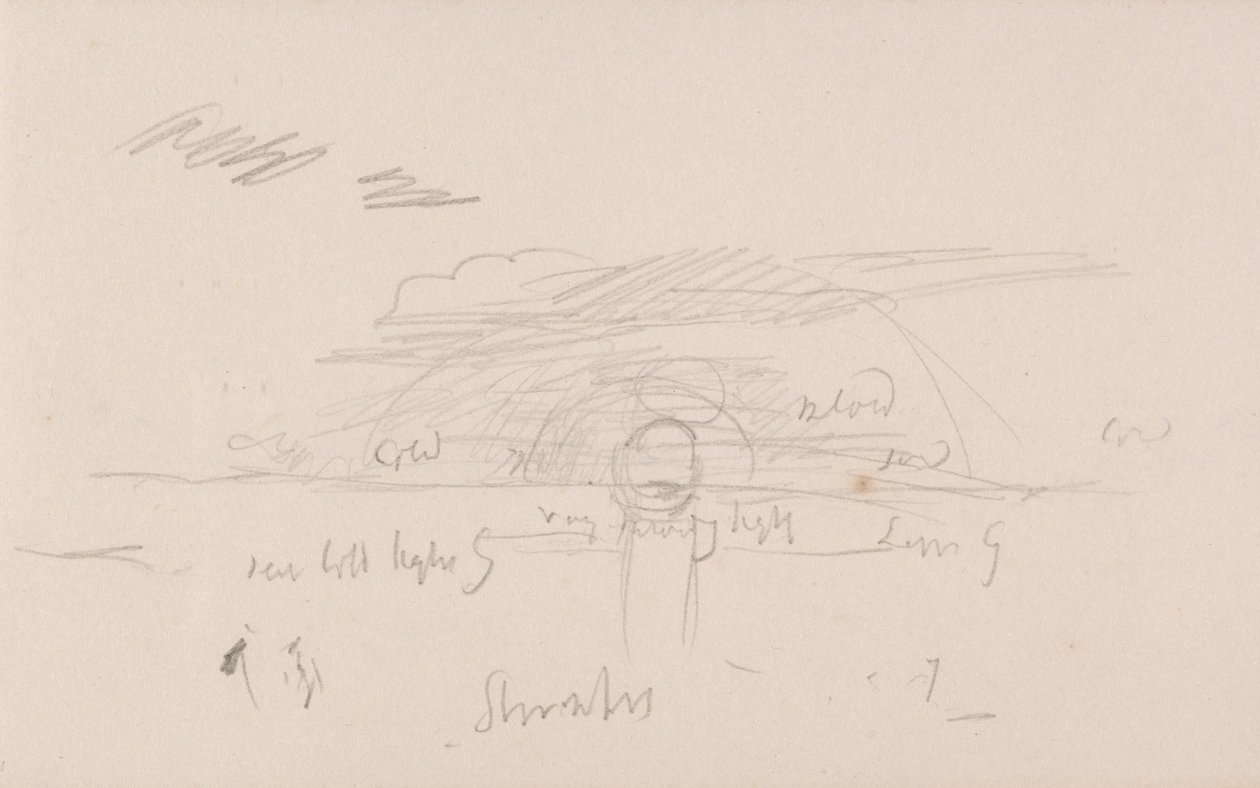 O caderno de desenhos do canal de Joseph Mallord William Turner