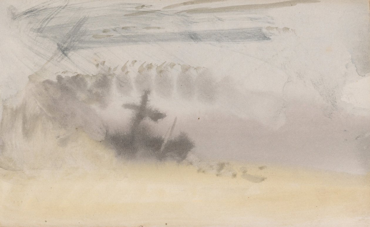 O caderno de desenhos do canal de Joseph Mallord William Turner