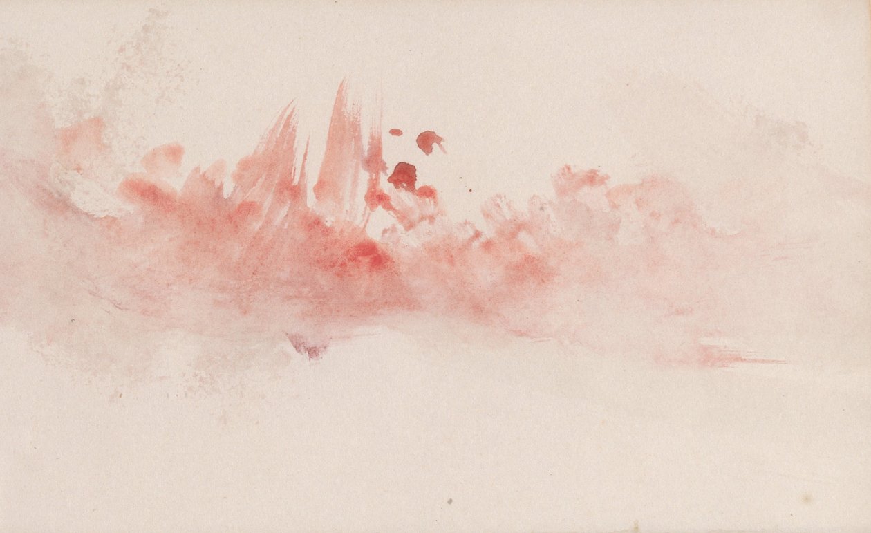 O caderno de desenhos do canal de Joseph Mallord William Turner