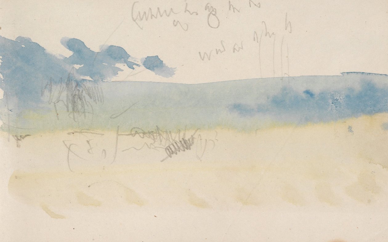 O caderno de desenhos do canal de Joseph Mallord William Turner