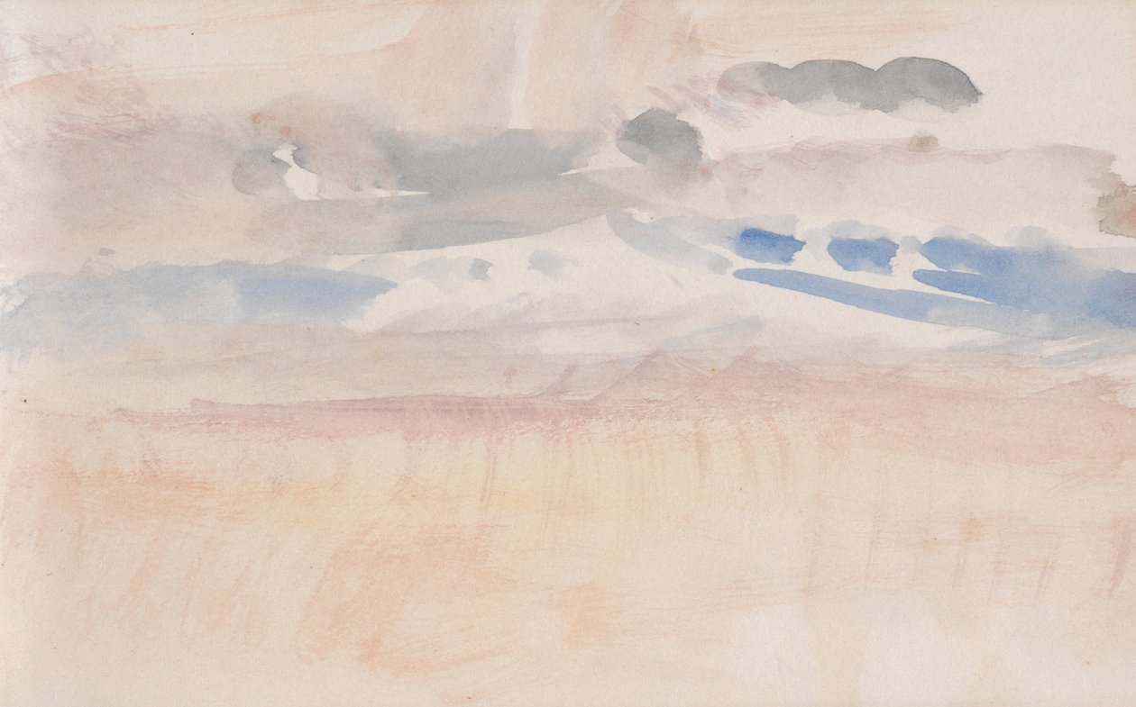 O caderno de desenhos do canal de Joseph Mallord William Turner