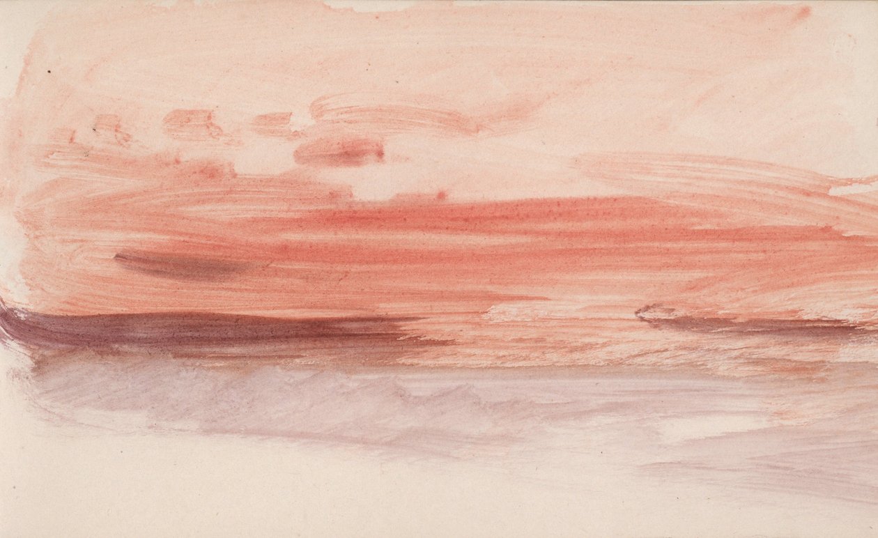 O caderno de desenhos do canal de Joseph Mallord William Turner