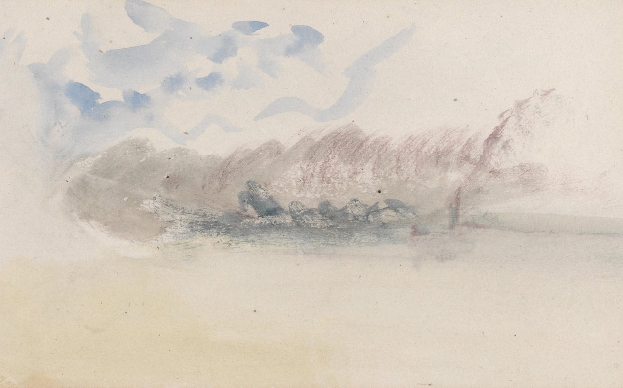 O caderno de desenhos do canal de Joseph Mallord William Turner