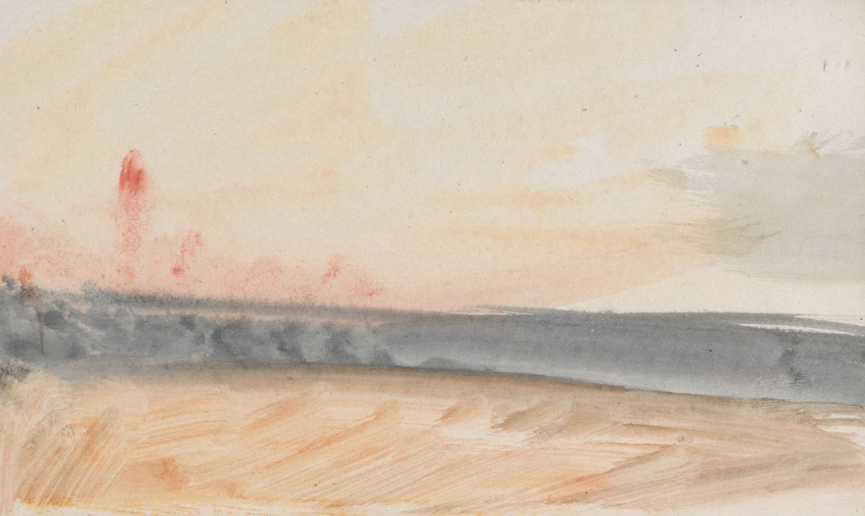 O caderno de desenhos do canal de Joseph Mallord William Turner