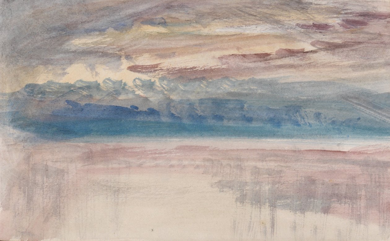 O caderno de desenhos do canal de Joseph Mallord William Turner