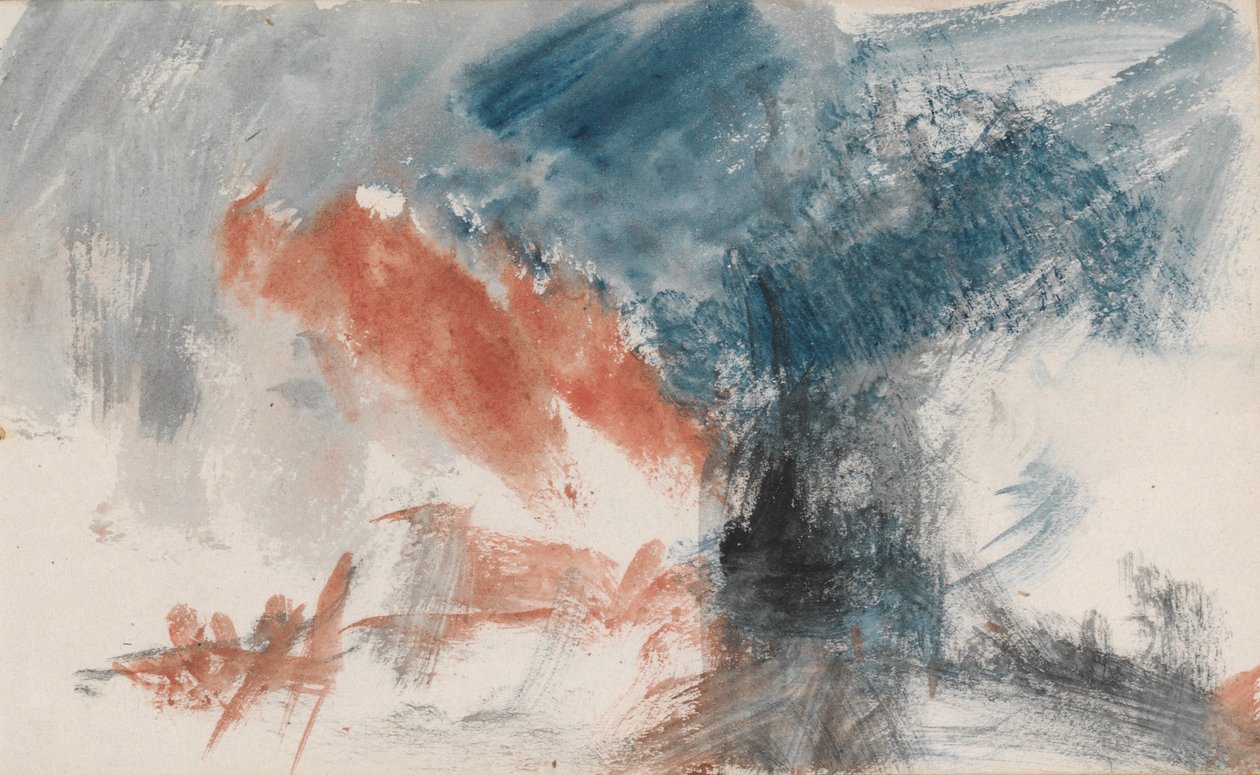 O caderno de desenhos do canal de Joseph Mallord William Turner