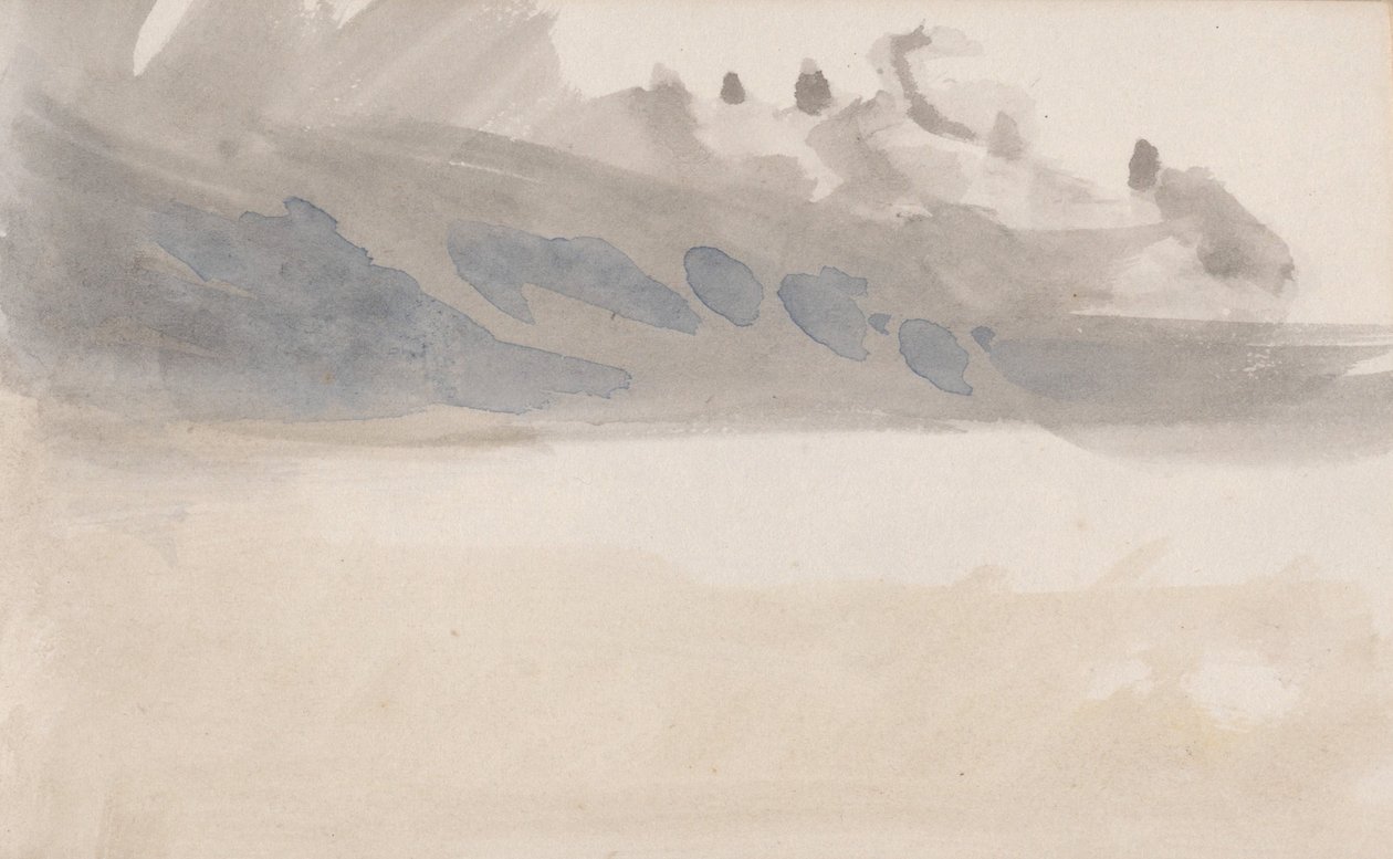 O caderno de desenhos do canal de Joseph Mallord William Turner