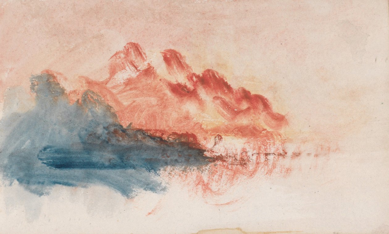 O caderno de desenhos do canal de Joseph Mallord William Turner