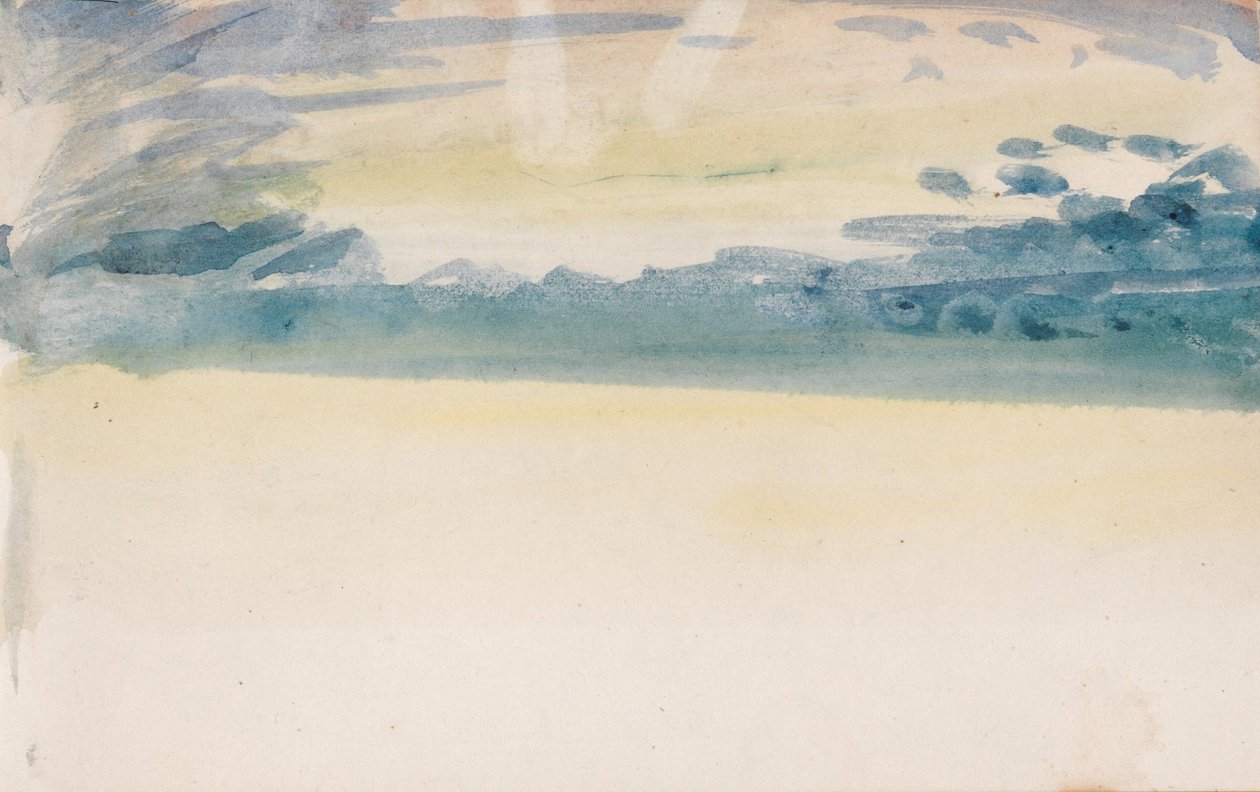 O caderno de desenhos do canal de Joseph Mallord William Turner