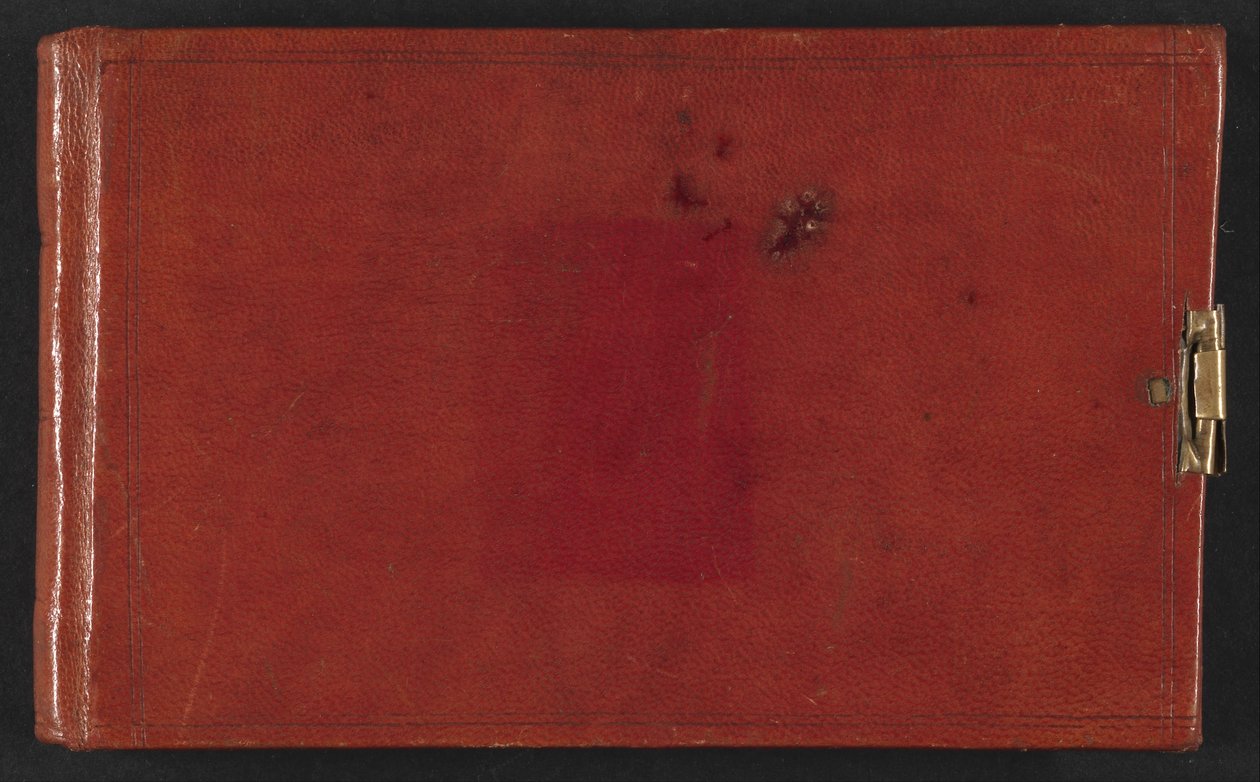 O caderno de desenhos do canal de Joseph Mallord William Turner