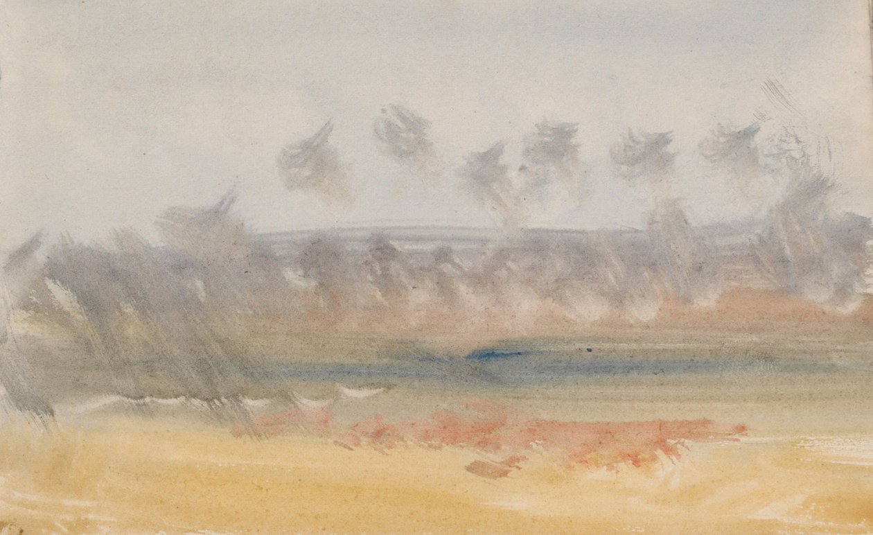 O caderno de desenhos do canal de Joseph Mallord William Turner
