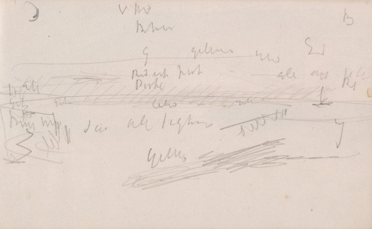 O caderno de desenhos do canal de Joseph Mallord William Turner