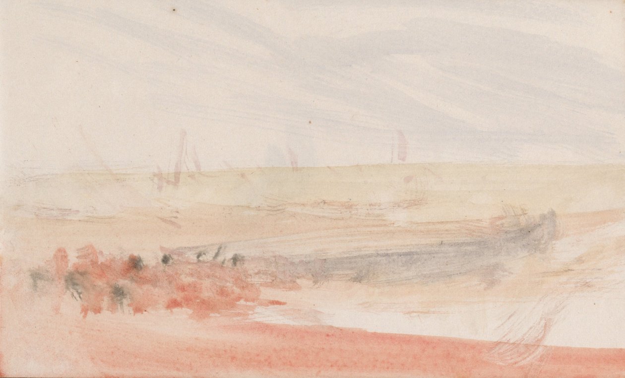 O caderno de desenhos do canal de Joseph Mallord William Turner