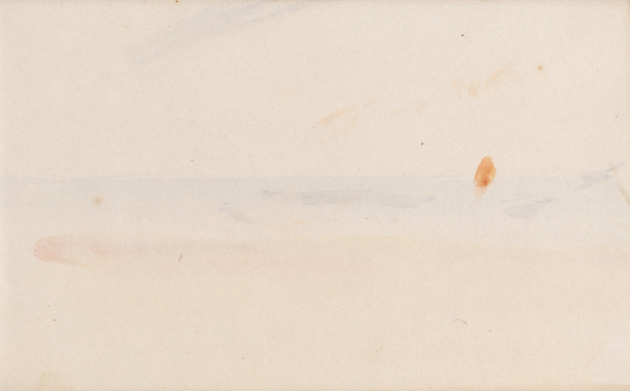 O caderno de desenhos do canal de Joseph Mallord William Turner