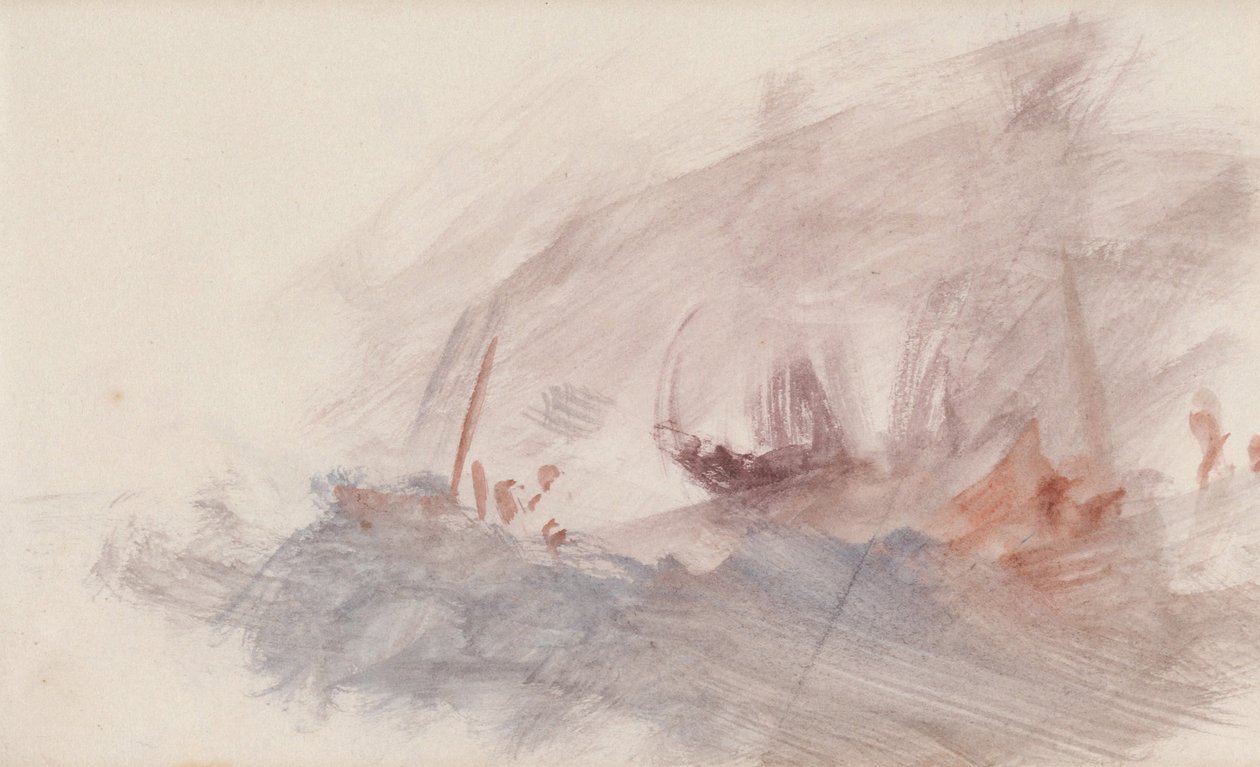 O caderno de desenhos do canal de Joseph Mallord William Turner