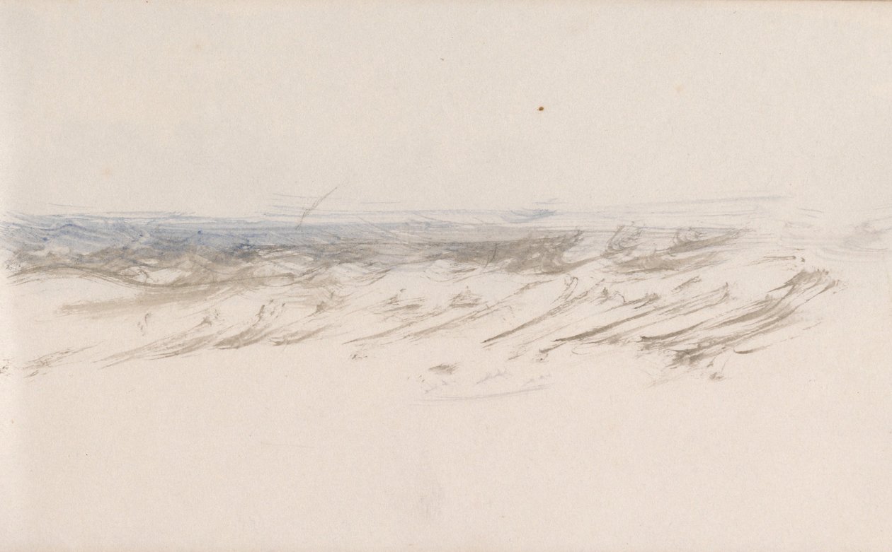 O caderno de desenhos do canal de Joseph Mallord William Turner