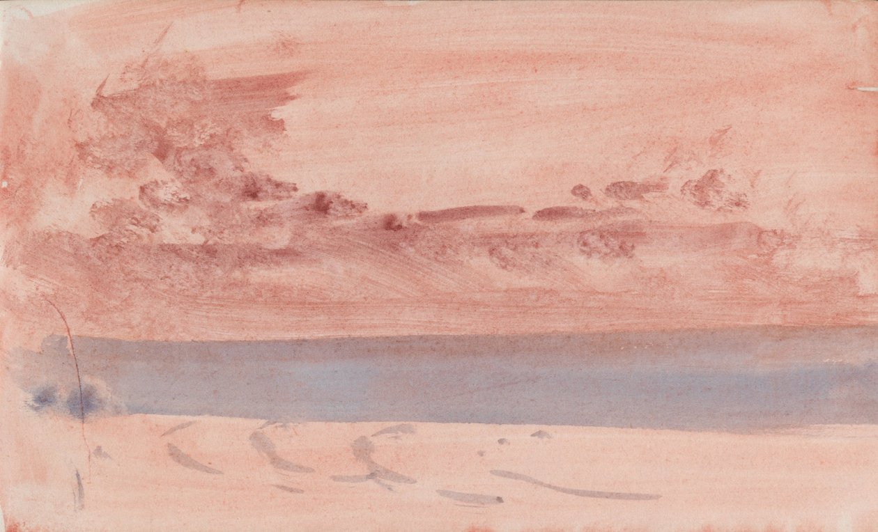 O caderno de desenhos do canal de Joseph Mallord William Turner