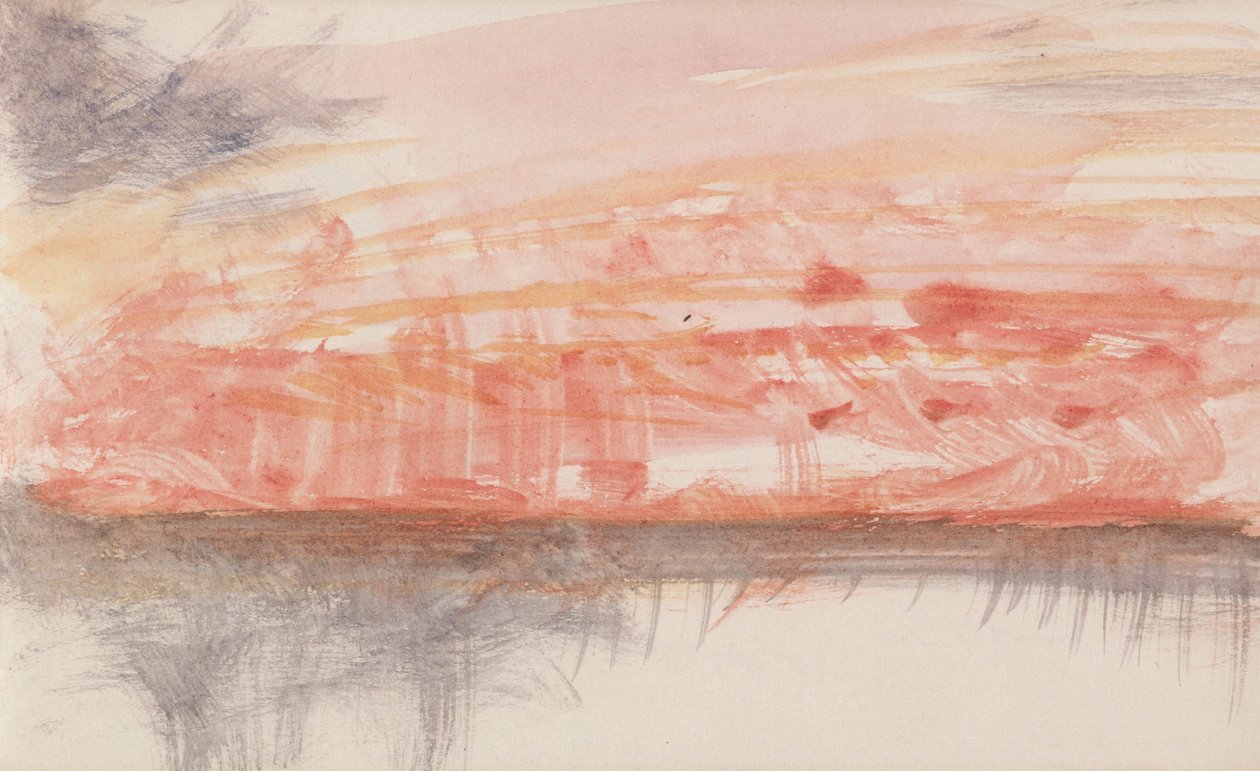 O caderno de desenhos do canal de Joseph Mallord William Turner