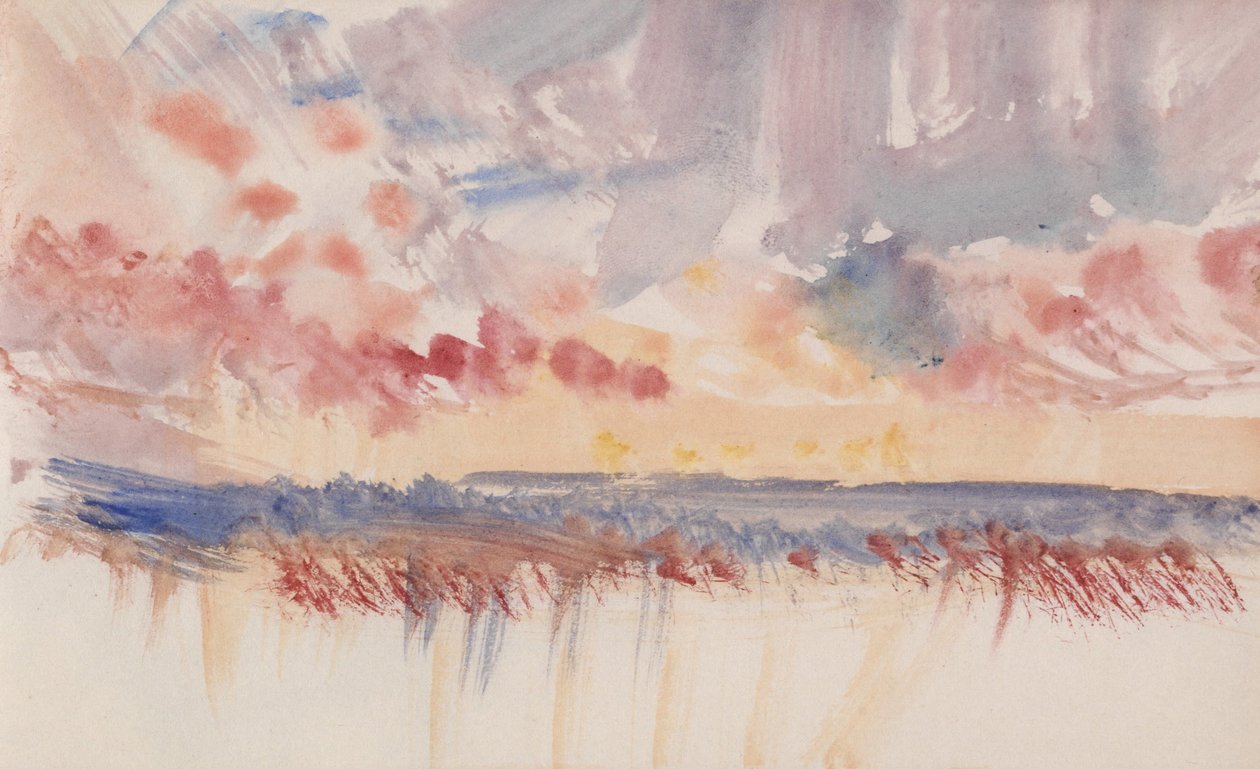 O caderno de desenhos do canal de Joseph Mallord William Turner