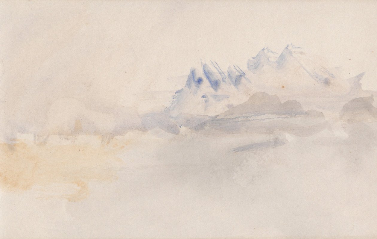 O caderno de desenhos do canal de Joseph Mallord William Turner