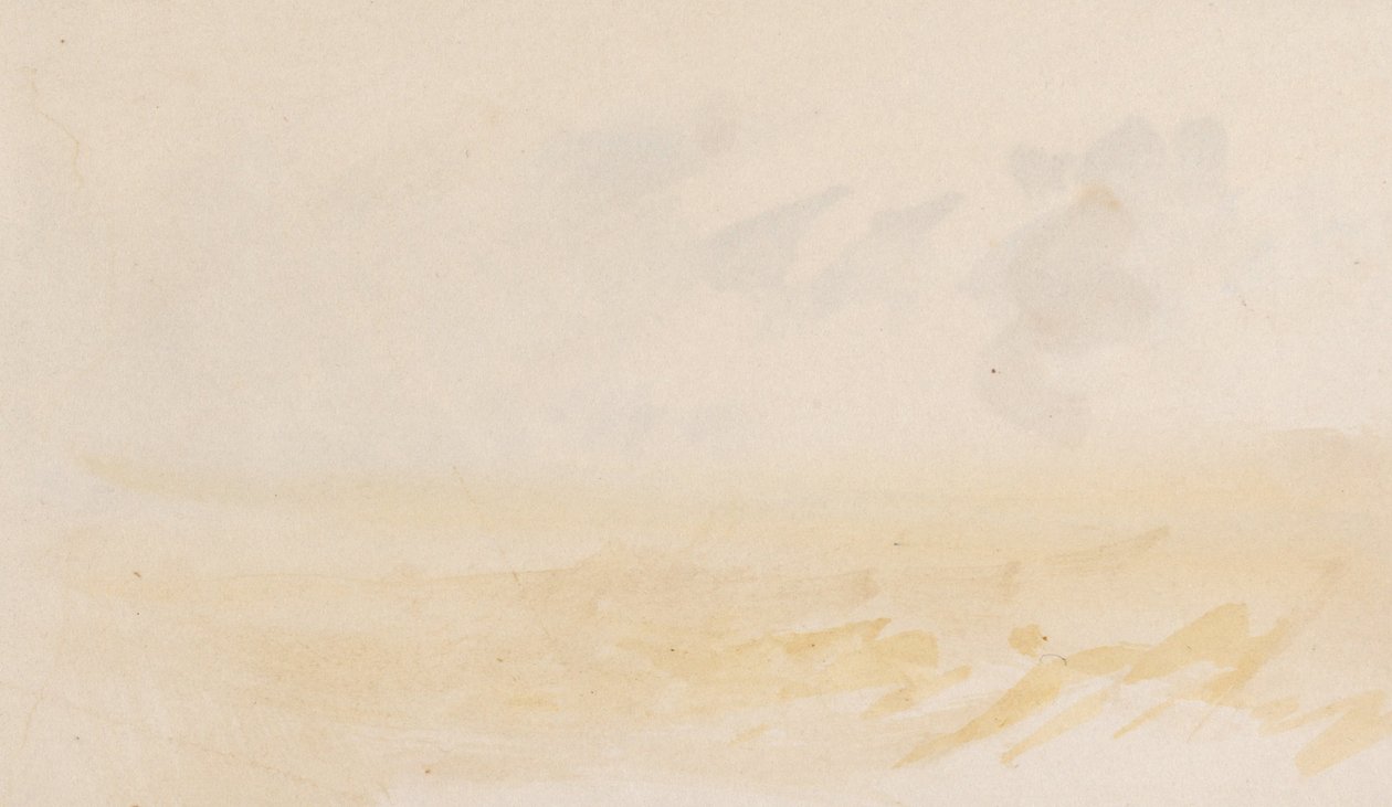 O caderno de desenhos do canal de Joseph Mallord William Turner