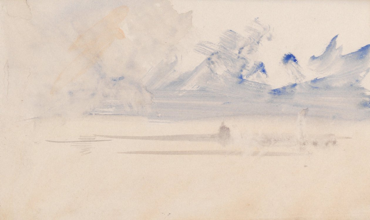 O caderno de desenhos do canal de Joseph Mallord William Turner