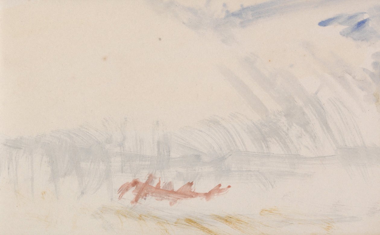 O caderno de desenhos do canal de Joseph Mallord William Turner