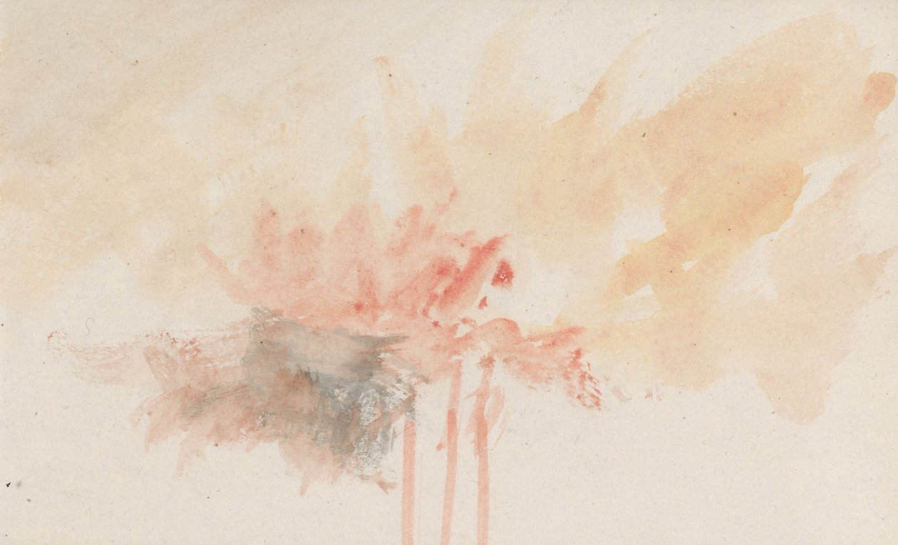 O caderno de desenhos do canal de Joseph Mallord William Turner